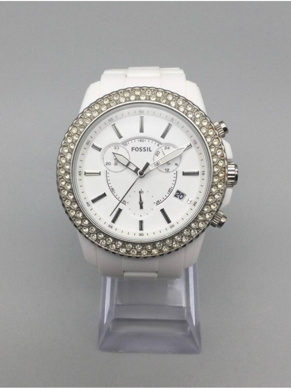 Fossil Stella Womens Watch
42mm White Crystal Bezel
Chronograph Date CH-2671